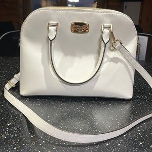 White Michael Kors purse